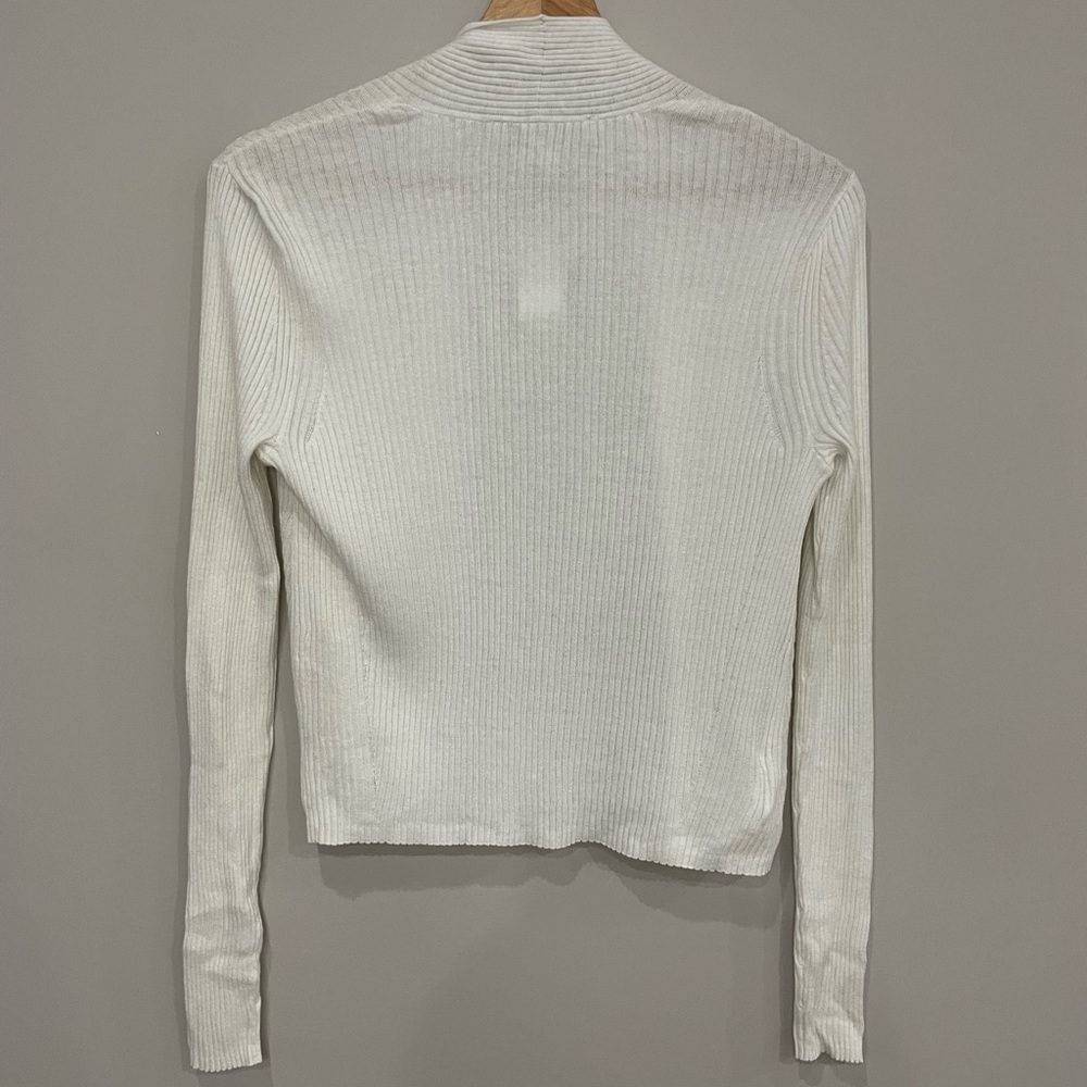 Ann Taylor LOFT ribbed cardigan - Picture 7 of 7